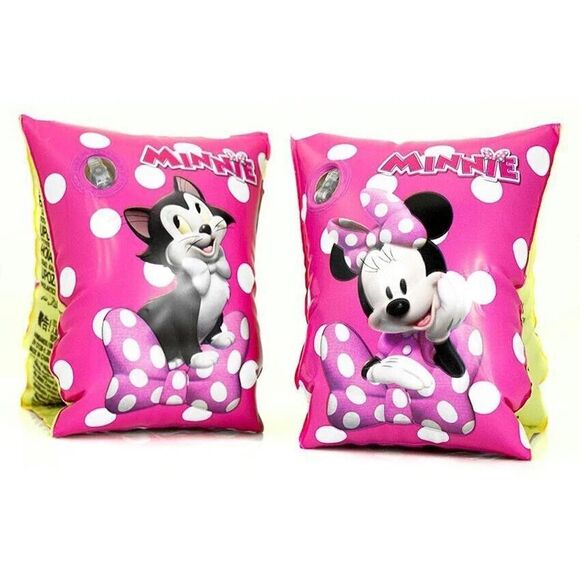 Disney Minnie Mouse Figaro Cat Inflatable Armbands Ages 3-6 Swimming Pool Floats - Picture 1 of 4